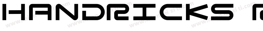 Handricks Regular字体转换